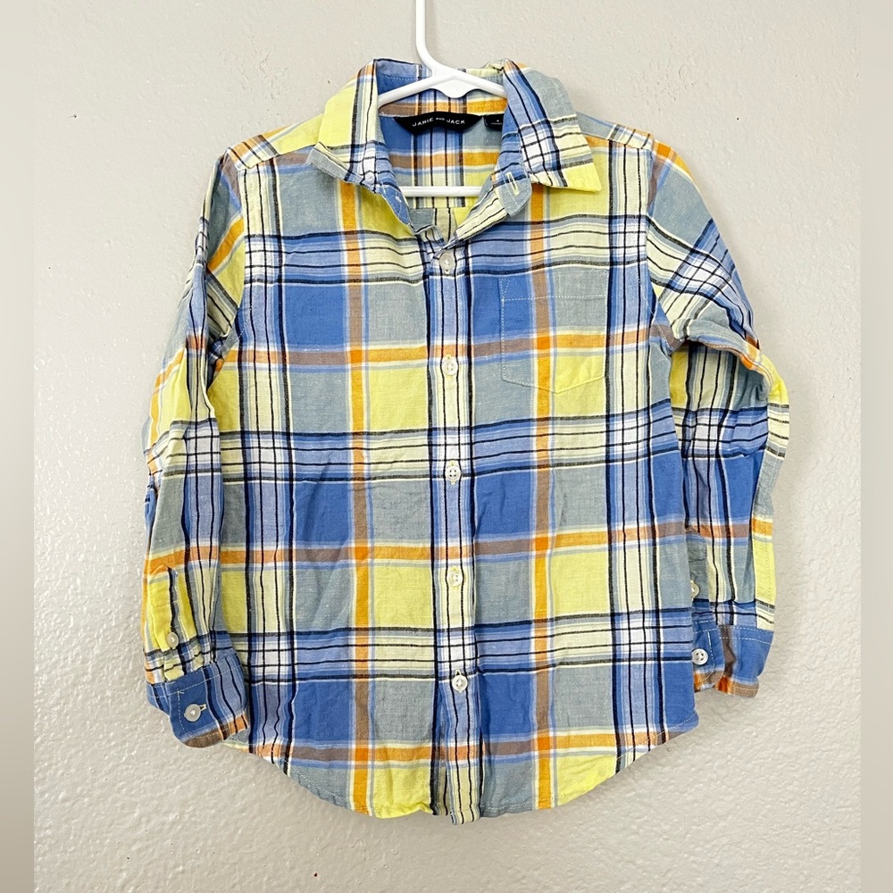 Janie and Jack Toddler Boy Summer Spring Shirt Size: 4